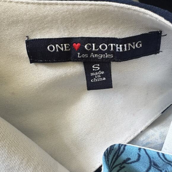 One Clothing Romper Womens S Floral Jumper Romantic Feminine Ocean Core Beach - Picture 14 of 16